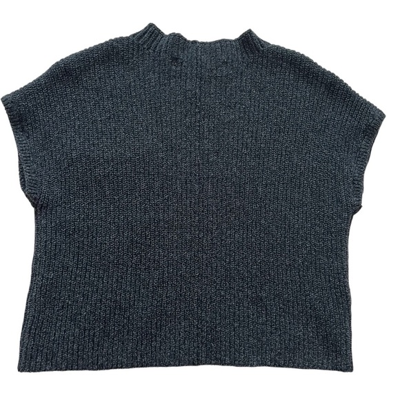 Free People Beach Gray Freya Short Sleeve Knit Sweater Size Extra Small - Picture 4 of 8
